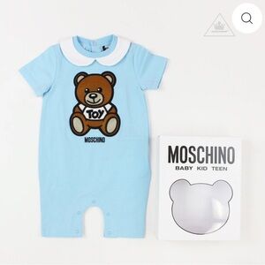 Moschino Light Blue Teddy Bear One Piece